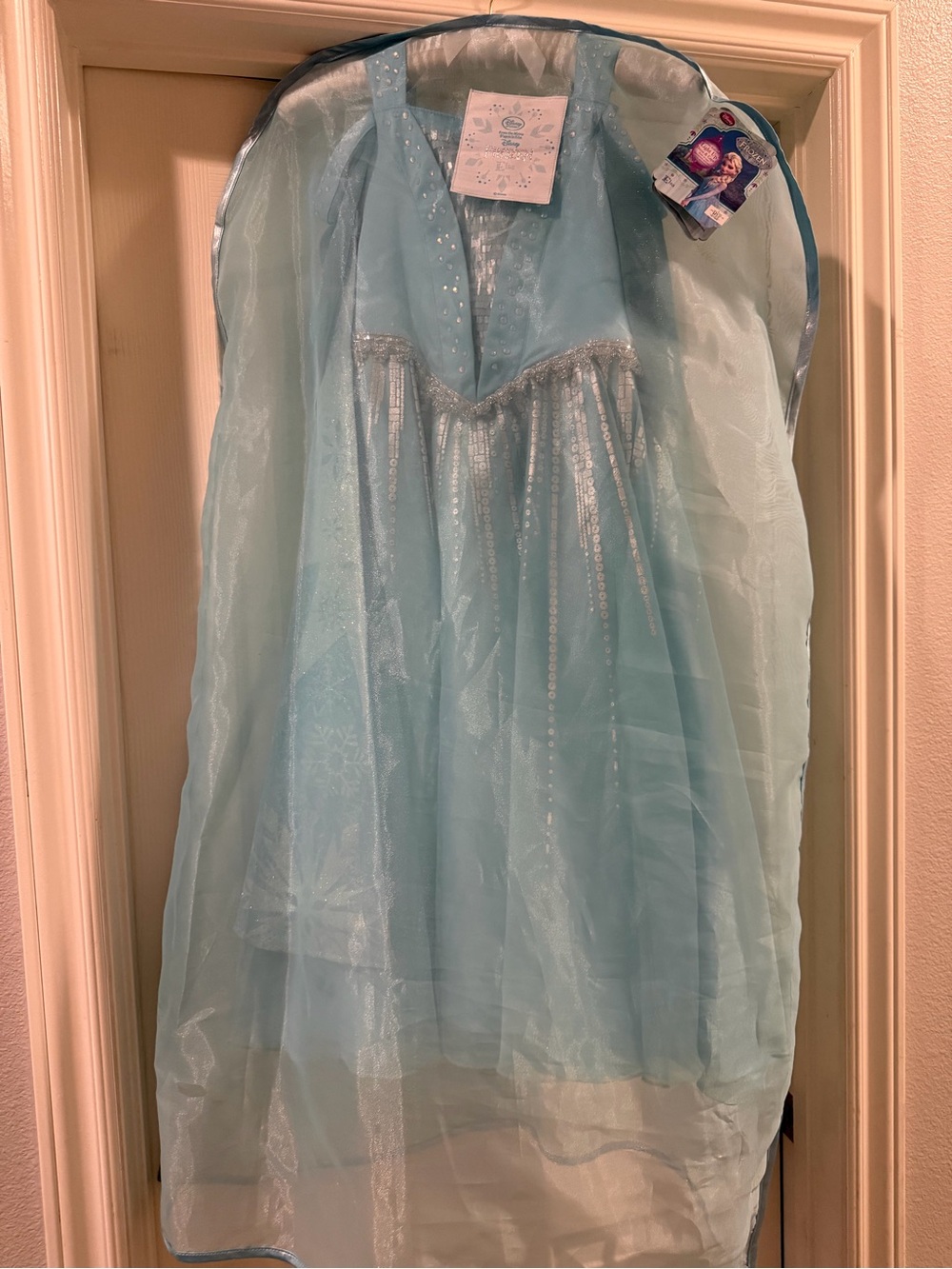 Disney Frozen Elsa Teal Sparkle Costume Dress